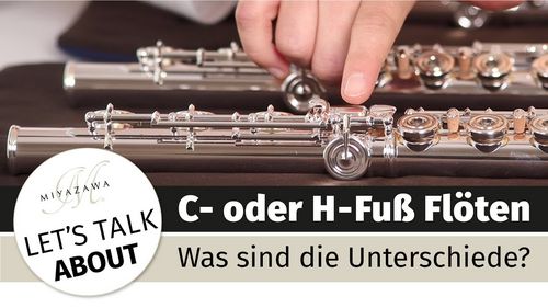 Miyazawa Querflöte Querflöten "C-Fuß" "H-Fuß", Miyazawa Flutes Europe